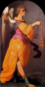Engel Mit Räuchergefäß, Blick Nach Rechts — Francisco De Zurbarán