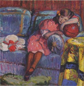 Young Girl And The Red Balloon — Henri Lebasque