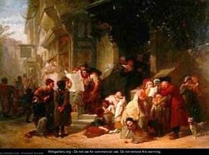 The Village Post Office — Frederick Goodall