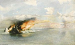 Capital Ships Bombard Salerno — Richard Ernst Eurich