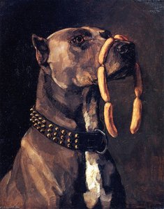 Dog With Sausages (also Known As Hail Caesar, We Who Are About To Die Salute You) — Wilhelm Trübner