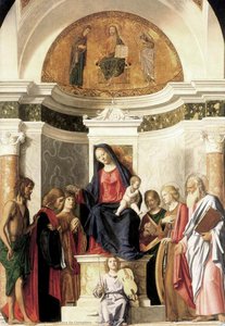 Madonna Enthroned With The Child — Giovanni Battista Cima Da Conegliano