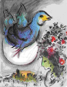 El Pájaro Azul — Marc Chagall