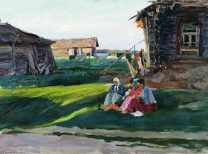 Evening In The Village — Sergey Arsenievich Vinogradov