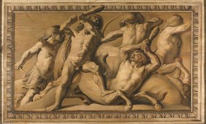 Hercules Defeating The Centaurs — Jacob Van Campen