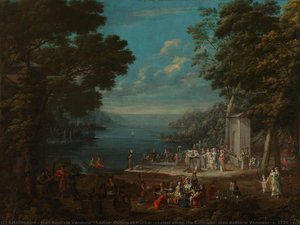 Ladies’ Outing At Hünkâr İskelesi Along The Bosporus, Jean Baptiste Vanmour, C. 1720 - C. 1737 — Jean Baptiste Vanmour