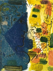 Le Visage Bleu — Marc Chagall