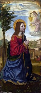 The Agony In The Garden — Ambrogio Da Fossano (ambrogio Bergognone)