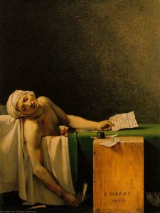 Death Of Marat, Musees Royaux Des Beaux-ar — Jacques-louis David