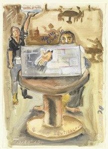 Tables For Café Deutschland (tische Für Café Deutschland) — Jörg Immendorff