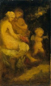 The Education Of Cupid — Narcisso Díaz De La Peña