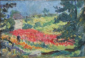 Flower Garden, Caldwell — Richard Hayley Lever