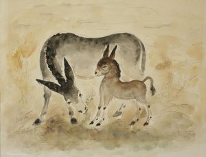 Mother And Child - (02) — Reuven Rubin