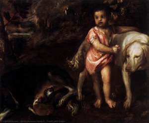 Giovane Con Cani — Tiziano Ramsay Peale Ii