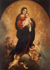 Virgin And Child In Glory — Bartolomé Esteban Murillo