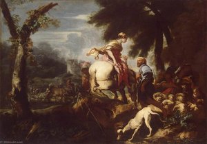 The Meeting Of Isaac And Rebecca — Giovanni Benedetto Castiglione