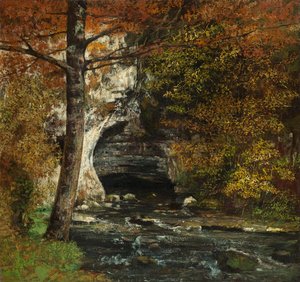 Forest Cave — Gustave Courbet
