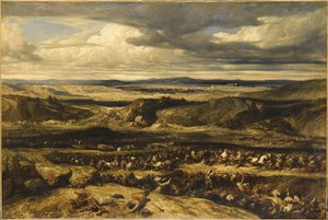 Marius Defait Les Cimbres Dans La Plaine Situee Entre Belsannettes Et La Grande Fugere (provence) , Dit La Defaite Des Cimbres — Alexandre Gabriel Decamps