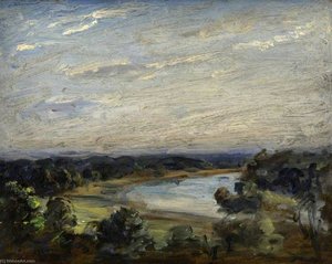 The Thames From Richmond Hill — Philip Wilson Steer