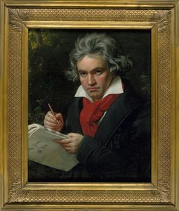 Beethoven With The Manuscript Of The Missa Solemnis — Joseph Karl Stieler