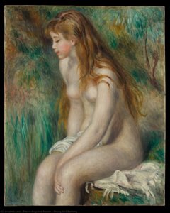 Jeune Fille Baignant — Pierre-auguste Renoir
