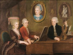 The Mozart Famliy — Giovanni Nepomuceno Della Croce
