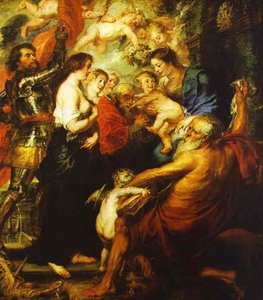 Madonna Z Świętymi — Rubens