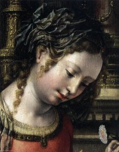 The Holy Family (detail) — Jan Gossart