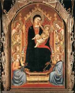 Orsanmichele Madonna And Child With Angels — Bernardo Daddi