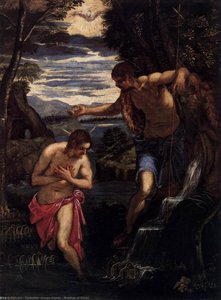 Batismo De Cristo — Jacopo Tintoretto