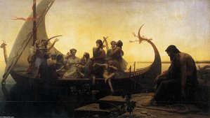 Evening Or Lost Illusions — Charles Gabriel Gleyre