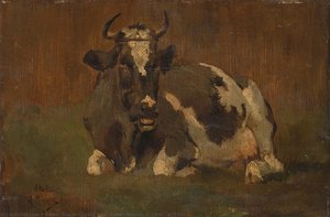 Lying Cow, Anton Mauve, C. 1860 - C. 1888 — Anton Mauve