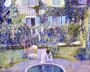 Garden Mirror — Frederick Carl Frieseke