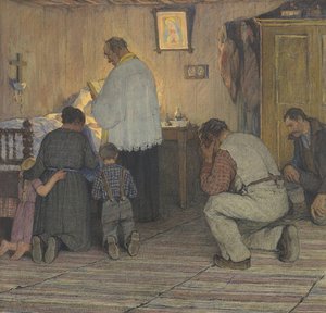 Letzte Sterbesakramente — Clarence Alphonse Gagnon