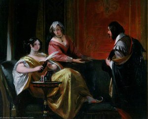Laura Introducing Gil Blas To Arsenia — Charles Robert Leslie