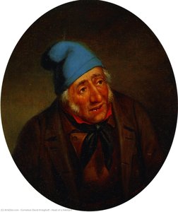 Head Of A Habitant — Cornelius David Krieghoff