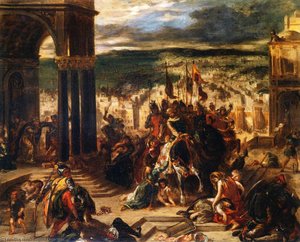 Entrée Des Croisés À Constantinople — Eugène Delacroix