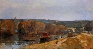 Billancourt Landscape — Albert-charles Lebourg