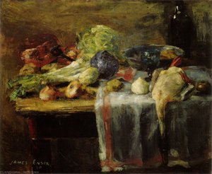 Nature Morte Avec Canard — James Ensor