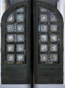 Front Door To The Henry O. Havemeyer House, New York — Louis Comfort Tiffany