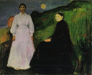 Mutter Und Tochter — Edvard Munch
