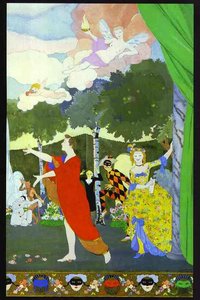 Curtain Design For The 'free Theatre' In Moscow — Konstantin Andreevic Somov