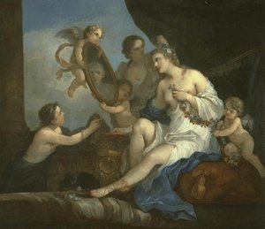 Venus A Sa Toilette — Charles-joseph Natoire