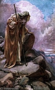 Moses On Pisgah — Harold Copping
