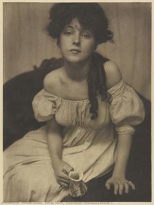 Portrait (miss N.) [evelyn Nesbit], From Camera Work No. 1 — Gertrudes Kasebier