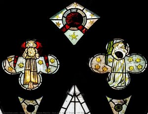 Sun And Moon Angels, All Saints — Morris & Co., William Morris