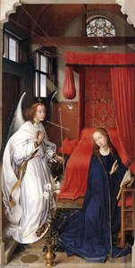L'autel De Saint Columba (panneau Gauche) — Rogier Van Der Weyden