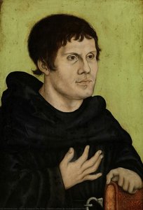 Martin Luther As An Augustinian Monk — Lucas Cranach The Elder
