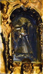Spanische Madonna Mit Kind — John Singer Sargent