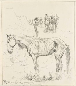 Facendogli Un Colpo Di Carabina Nel Cervello — Frederic Remington